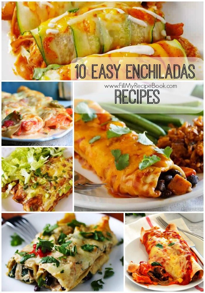 10 Easy Enchiladas recipes - Fill My Recipe Book