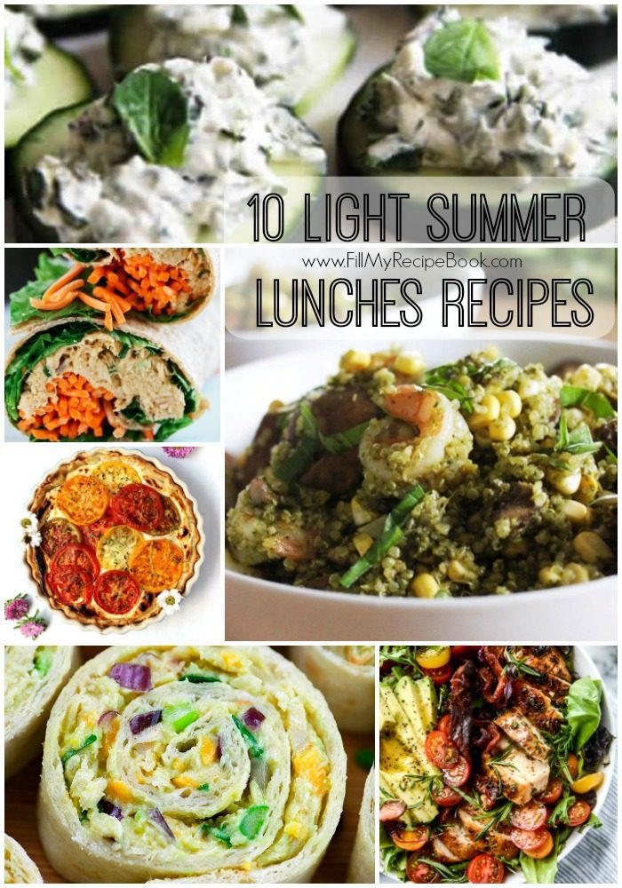 Light Lunch Ideas For Guests - Printable Templates Free