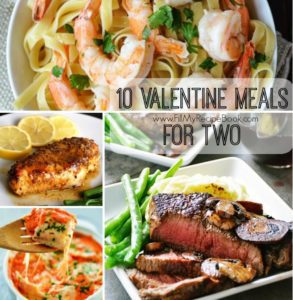 10 Valentine Meals for Two - Fill My Recipe Book