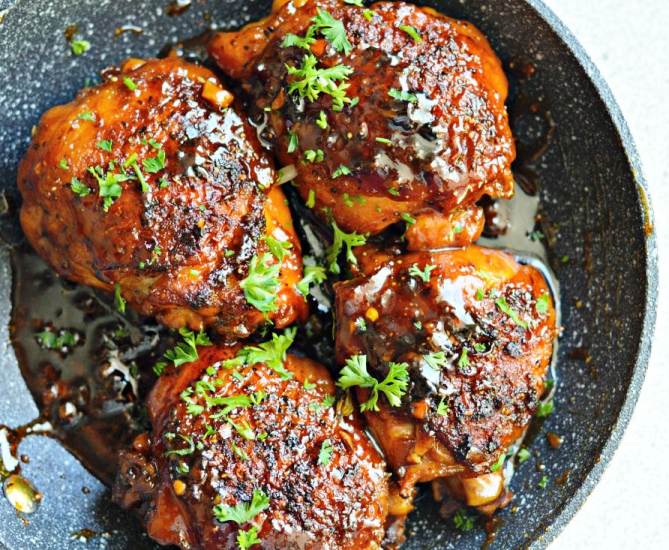 Honey-molasses-baked-chicken-recipe