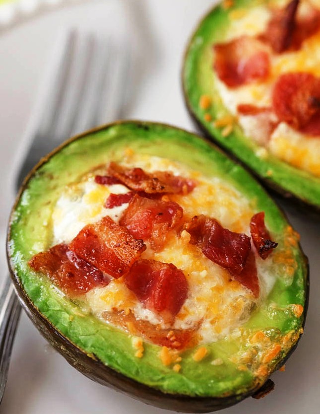 Avocado bacon & eggs
