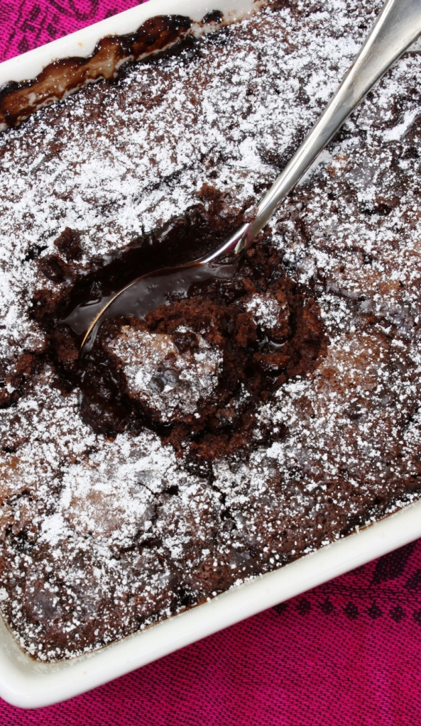 Chocolate self-saucing pudding