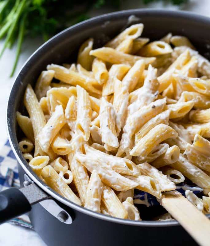 Cream cheese noodles