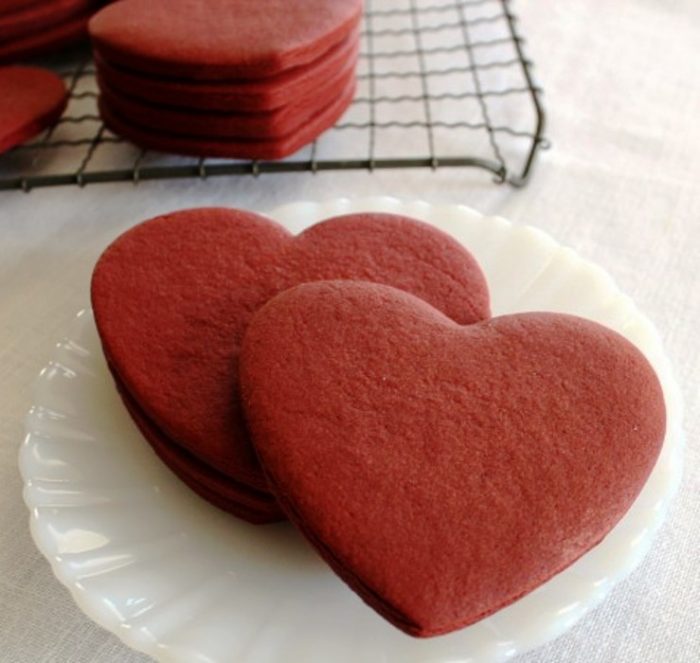  Red velvet cookies