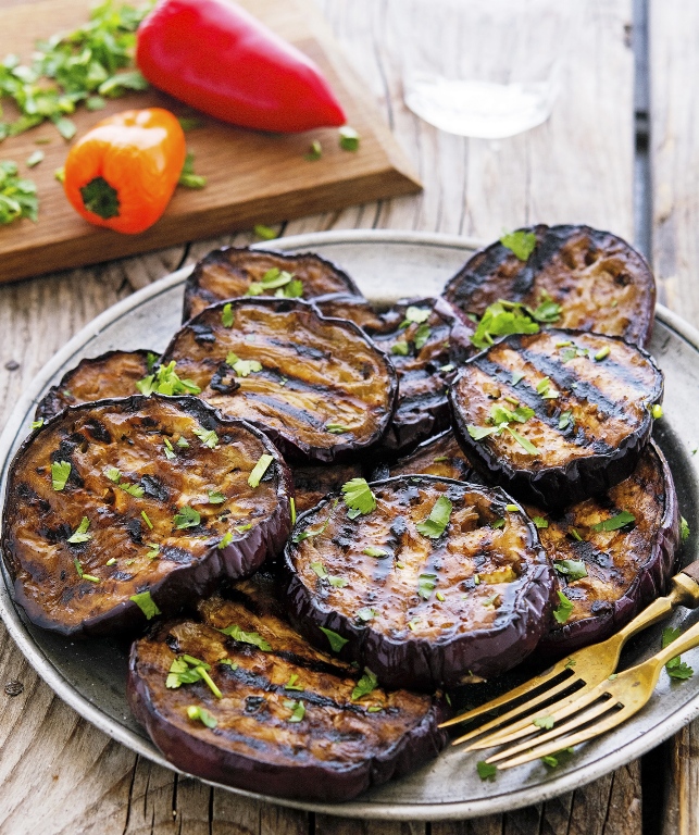 Grilled eggplant can be one of the great treats of summer. Lusciously tender eggplant, with bits of crispy charred edges here and there.