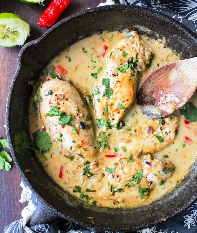 Coconut lime chicken