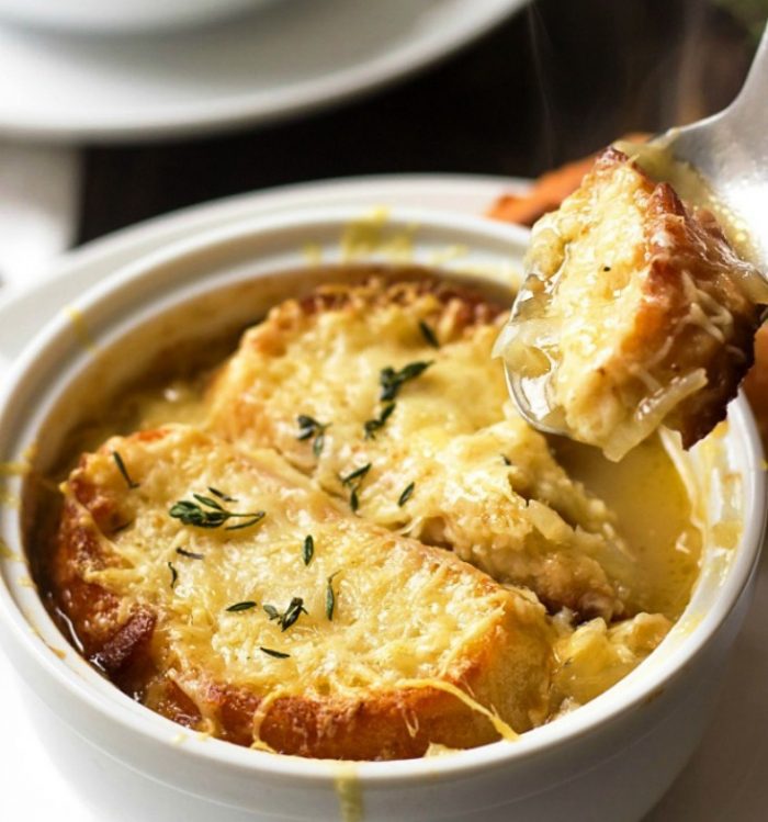 It's Easy French Onion Soup Recipe. Don't be intimidated by French cooking, because this easy twist on a French classic will make you believe that sophisticated cuisine doesn't have to be a rocket science.