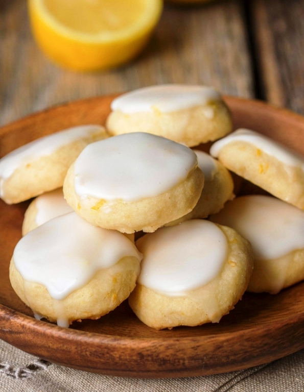 Light and buttery, these bite-sized lemon cookies are a real treat!