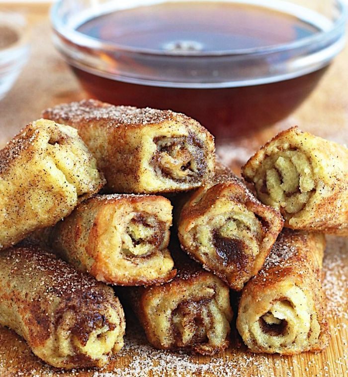 Delicious french toast roll ups