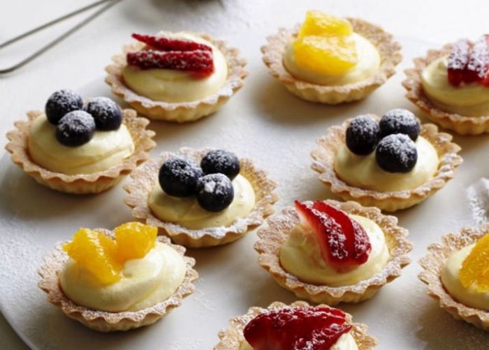 Fresh fruit tarts are always a dessert sensation, so we decided to create one more variation for you to try. Made with frozen mini tart shells, these bite-size Mini Fruit Tarts may be small in size but they're big in flavour!