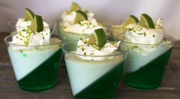 Lime-jello-parfaits