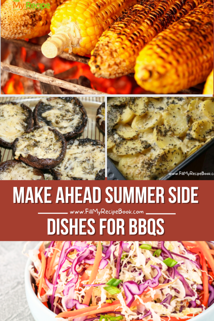 Easy make ahead summer side dishes for BBQs, cookouts, and braais. Find cold salads, warm sides, vegetable dishes, and crowd friendly favorites.