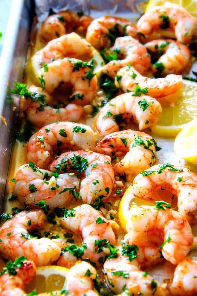 Lemon butter garlic shrimp