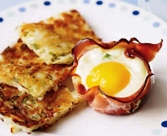 ham and egg breakfast cups - Fill My Recipe Book