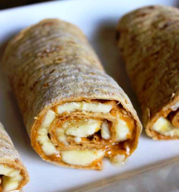 Banana-peanut-butter-and-honey-roll-up