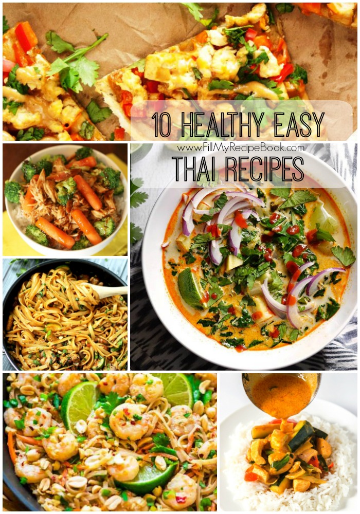 9 Healthy Easy Thai Recipes - Fill My Recipe Book