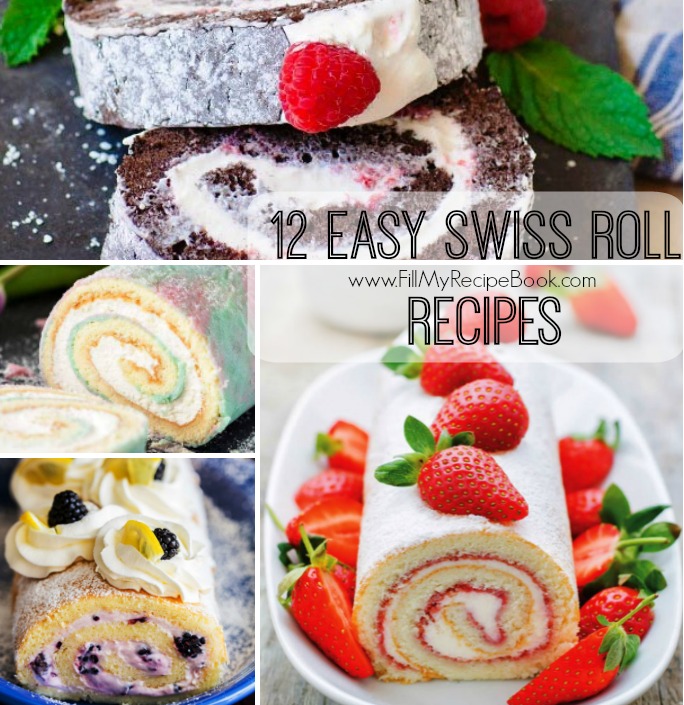 12 Easy Swiss Roll Recipes Fill My Recipe Book