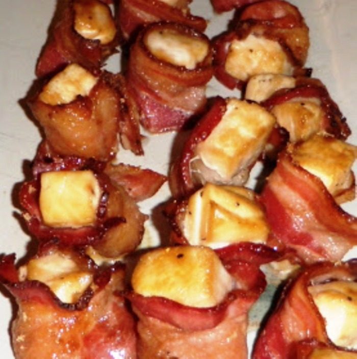 Marinated-bacon-wrapped-halibut-bites