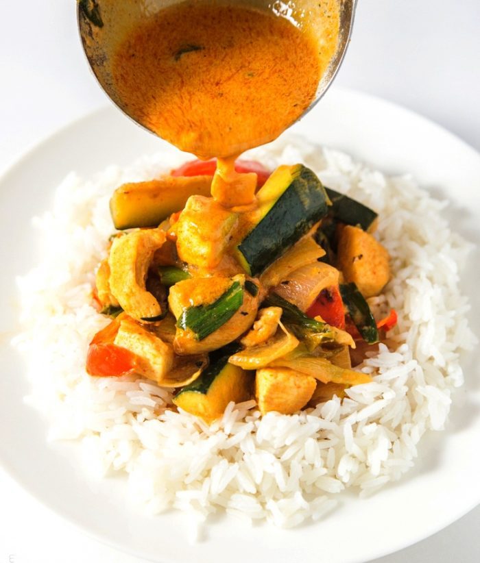 Coconut chicken thai curry 