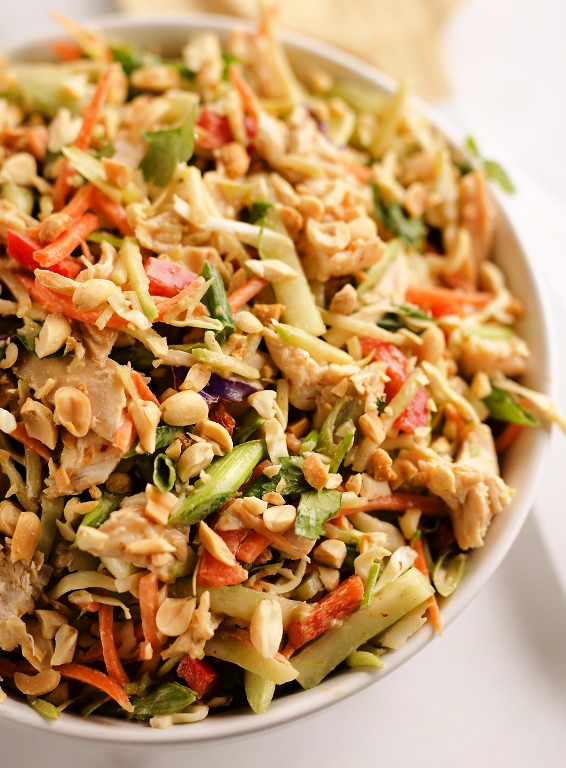 Thai-peanut-chicken-crunch-slaw-salad