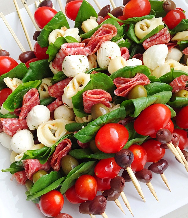 Antipasto-skewers