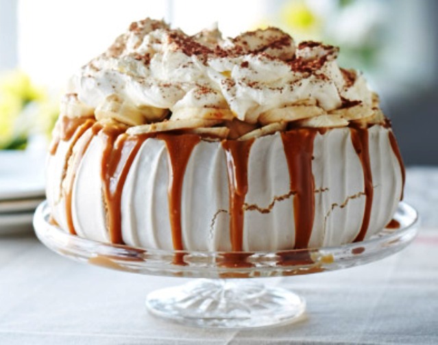 Banoffee-pavlova recipe