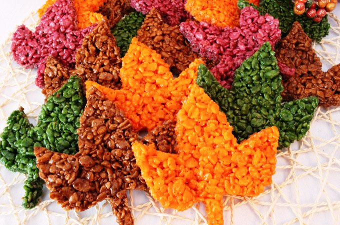 Fall-leaves-rice-krispie-treats