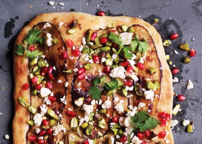 Eggplant-pistachio-and-pomegranate-pizza