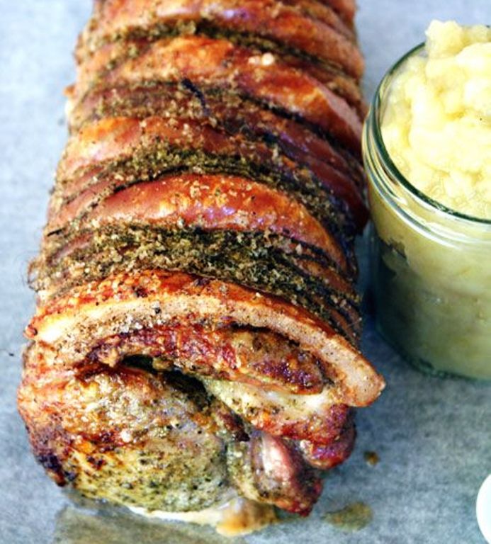 Rosemary-roasted-pork-with-maple-apple-sauce