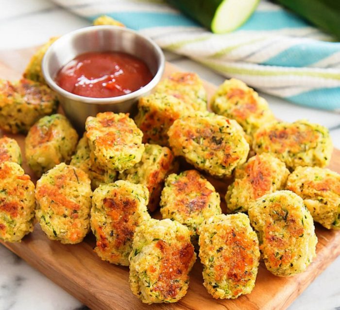 These easy homemade parmesan zucchini tots are a fun and delicious way to eat zucchini. They make a great healthy snack or side dish.