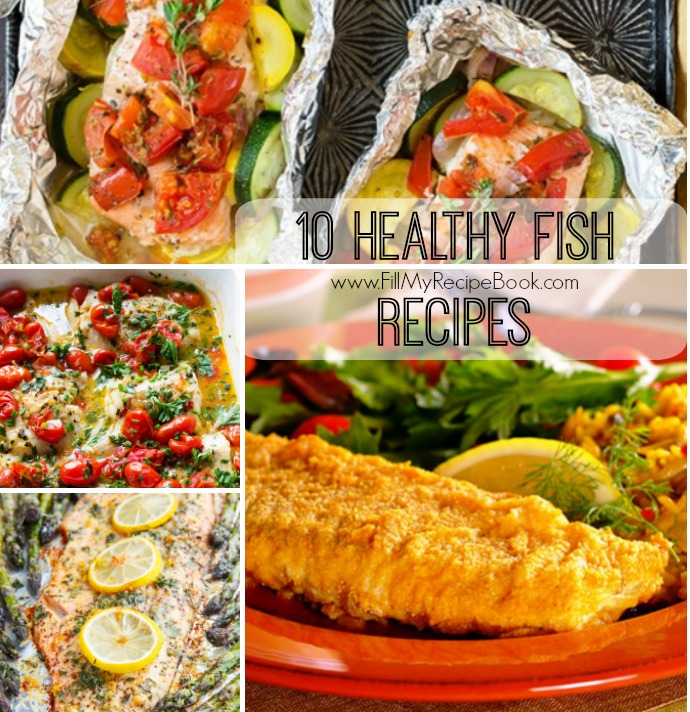 10 Healthy Fish Recipes - Fill My Recipe Book