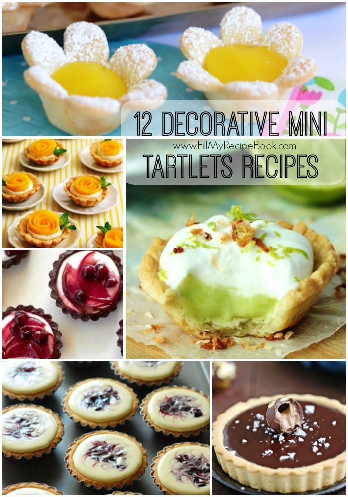 12 decorative mini tartlets recipes