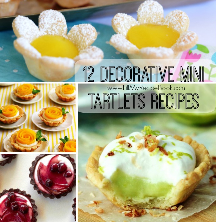 12 decorative mini tartlets recipes