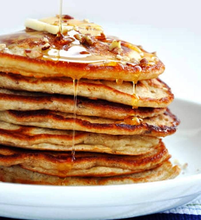 Banana-nut-pancakes