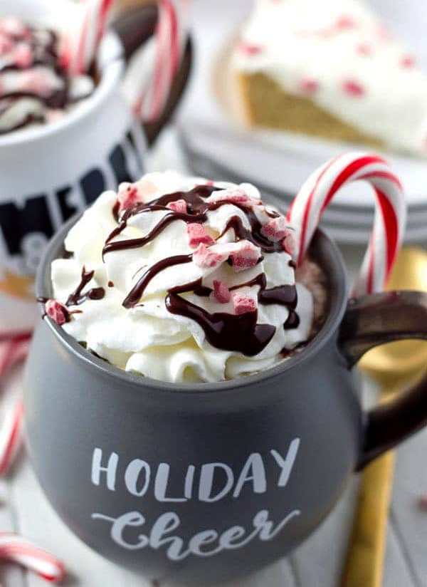 This easy mint mocha coffee is a great way to warm up this holiday season. This festive drink is a mixture of mint coffee and cocoa. Add some peppermint schnapps to make it a soul-warming cocktail.