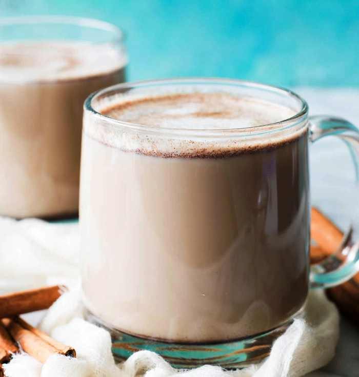 This warm, comforting coffee drink is loaded with cinnamon and hints of brown sugar.  Plus it’s easily made at home!!  No fancy equipment needed!  You will be making lattes every day they’re so easy!!