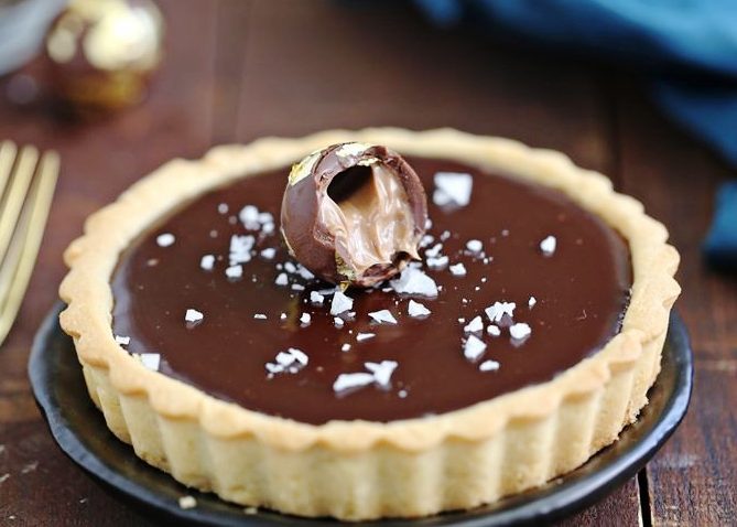 Chocolate-caramel-tarts