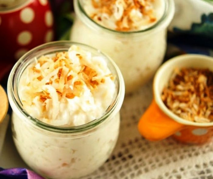This creamy Coconut Rice Pudding is delicious and sweet and the perfect comfort dessert that will transport you to the islands. Easy to make and Gluten Free.