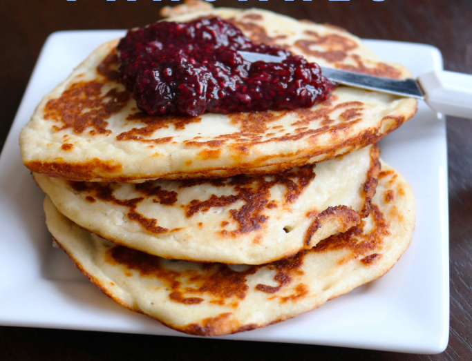 High protein yogurt pancakes 