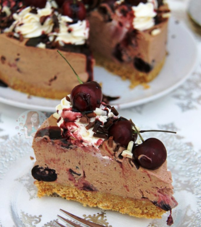 No-bake-black-forest-cheesecake