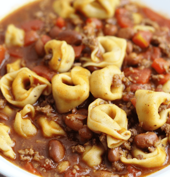 Cheese-tortellini-chili-recipe