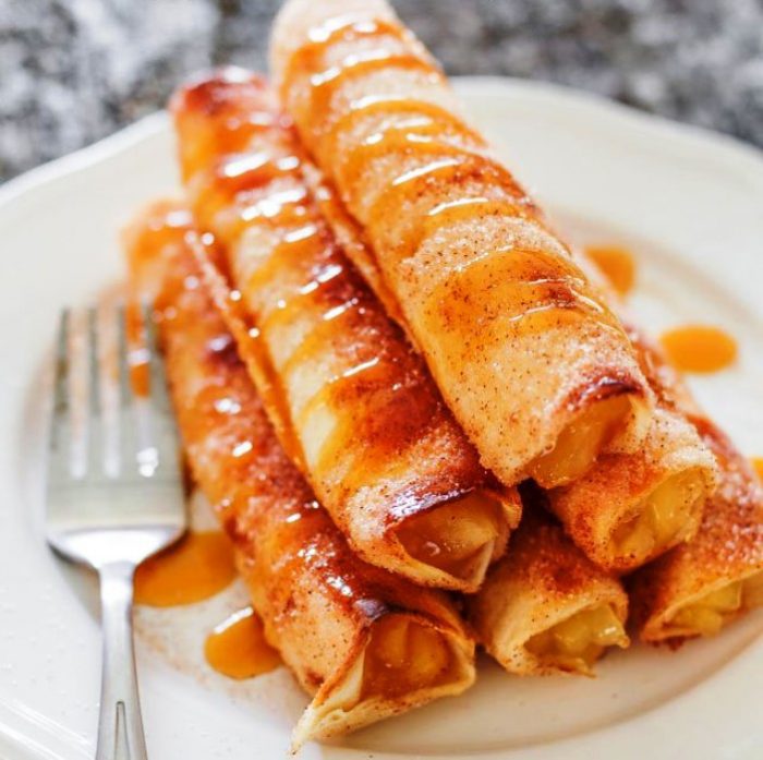 Apple pie taquitos