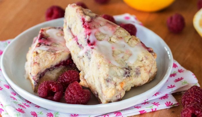 Raspberry-lemon-scones