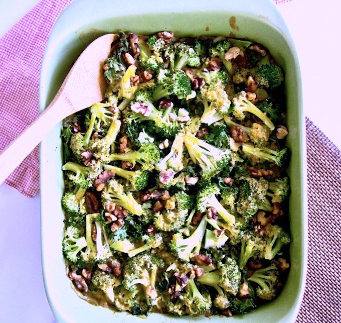 Broccoli-kale-rice-casserole-vegan-gluten-free