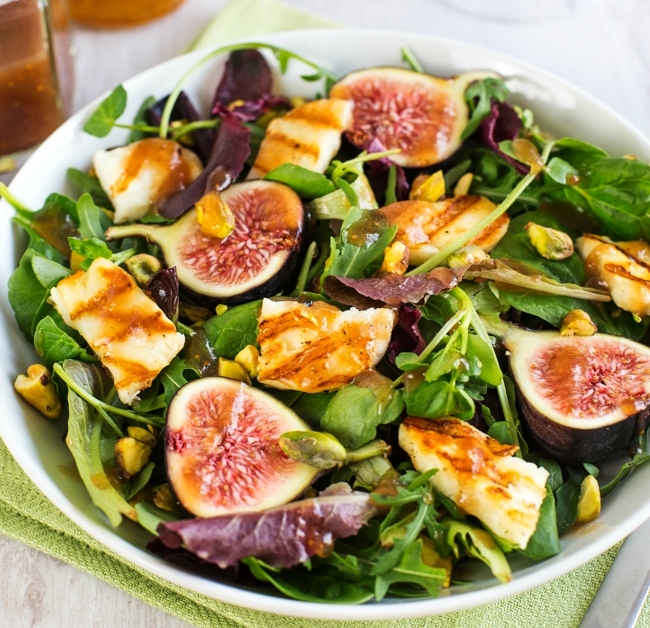 Fig-halloumi-salad