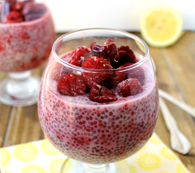 Lemon-raspberry-chia-pudding