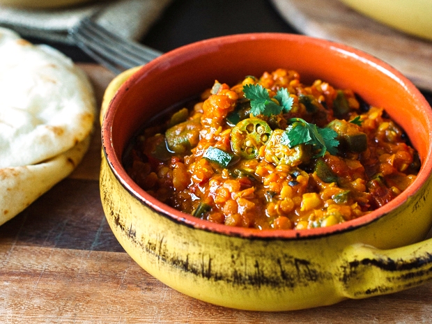 Lentil-okra-curry-recipe