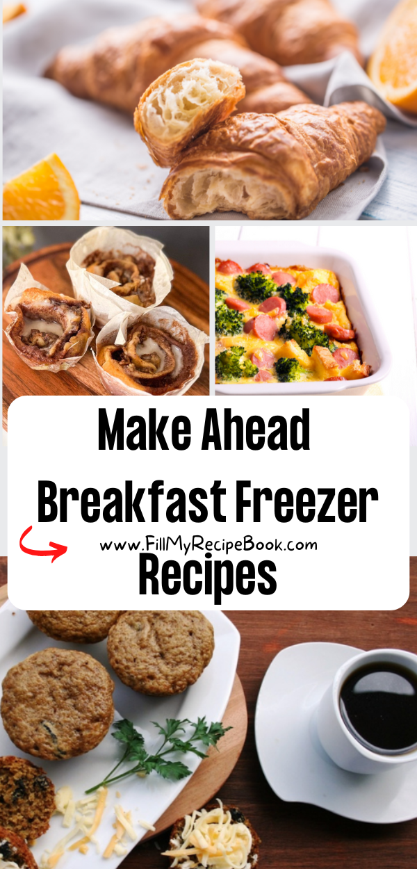 Make Ahead Breakfast Freezer Recipes