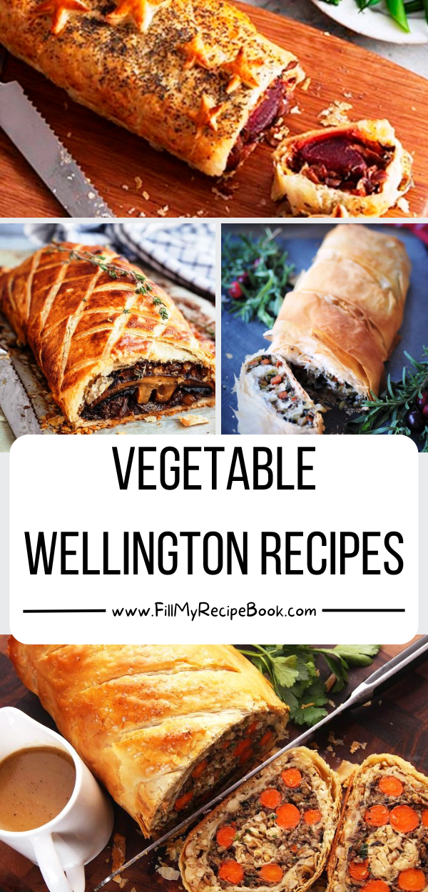 Vegetable wellington recipes full of tasty roasted or grilled mushrooms. Individually baked filled with, nuts, beetroot, wrapped in pastry.