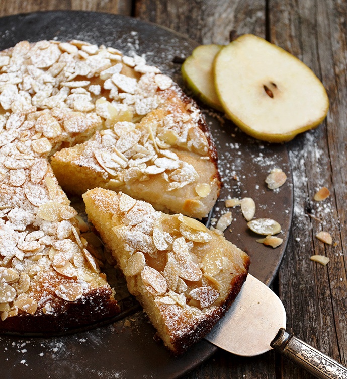 Italian-pear-almond-cake